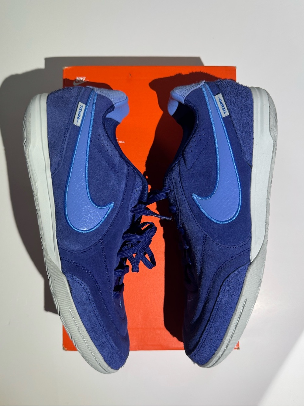 Nike Men’s Tiempo Streetgato Deep Royal Blue Suede Sneakers HV3493 444